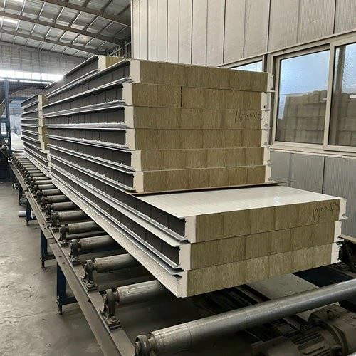 50mm 75mm 100mm rock wool sandwich panel wall